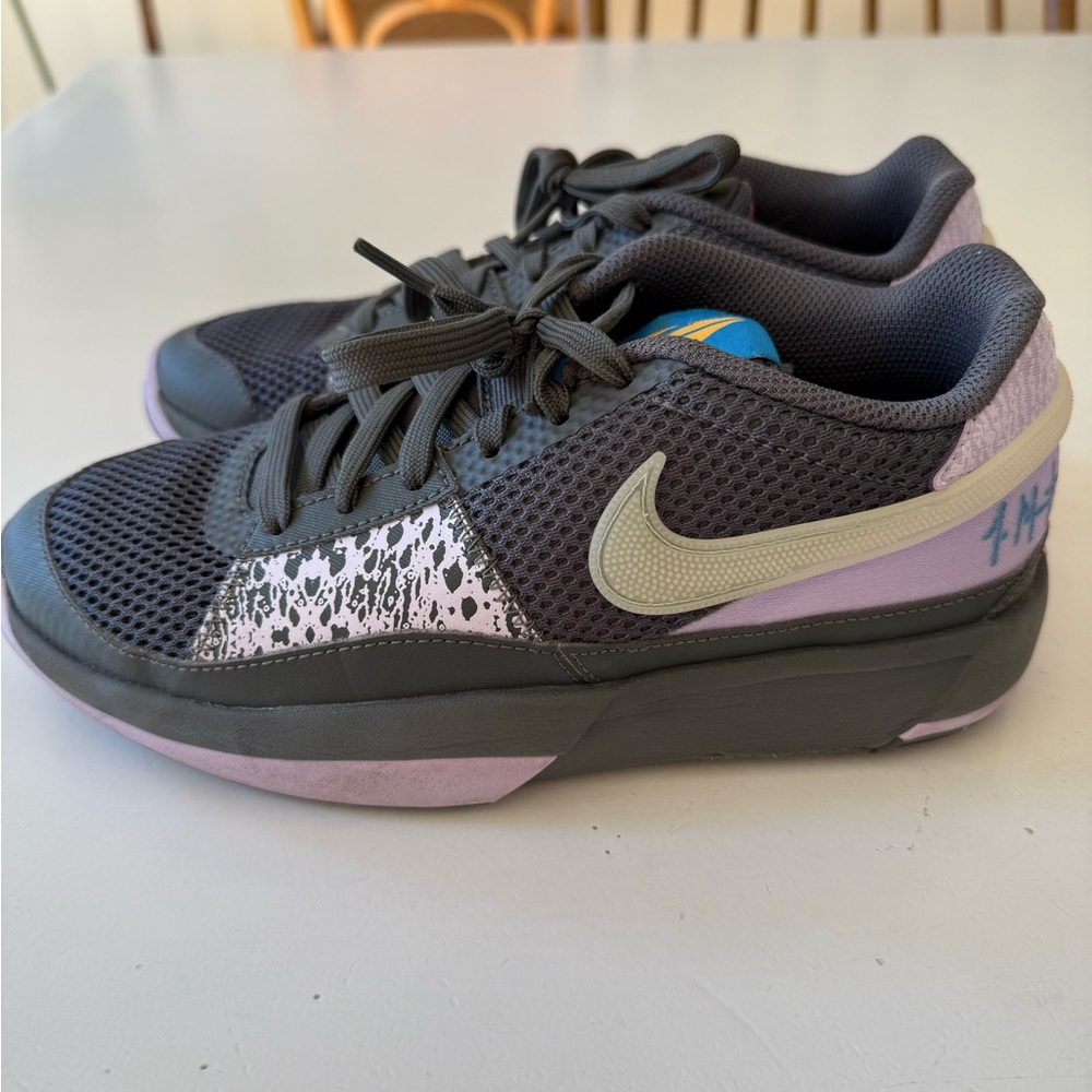 Nike Kids Black and Lavender Sneakers